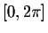 $\left[
0,2\pi \right] $